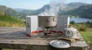Boiling water test performance on the MSR WindPro II stove