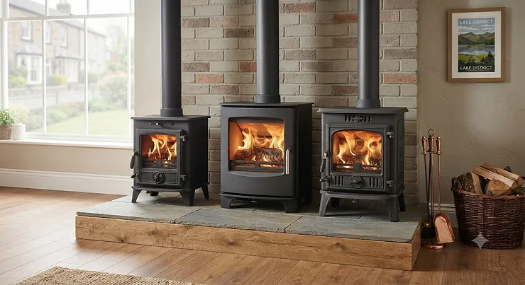 A selection of affordable multi-fuel stoves under 100 pounds suitable for UK homes. multi-fuel stoves under £100
