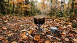Using propane butane canisters under £10 for cooking during an autumn weekend trip in the Lake District