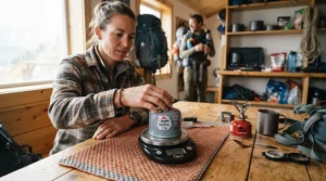 isobutane canisters for backpacking demonstrated for maximizing trail weight savings on a long-distance hike